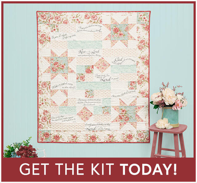 Comfort of Psalms Quilt Kit - Muse
