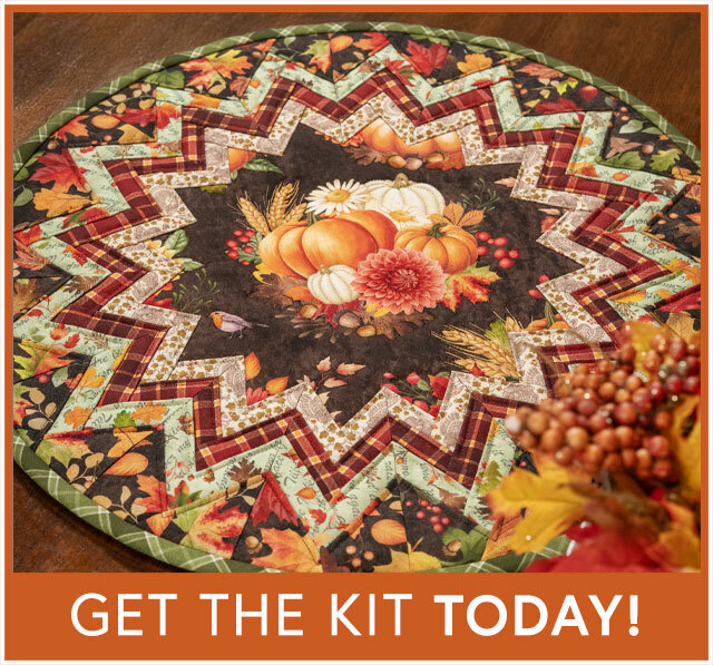 Point of View Folded Star Table Topper Kit - Gather With A Grateful Heart