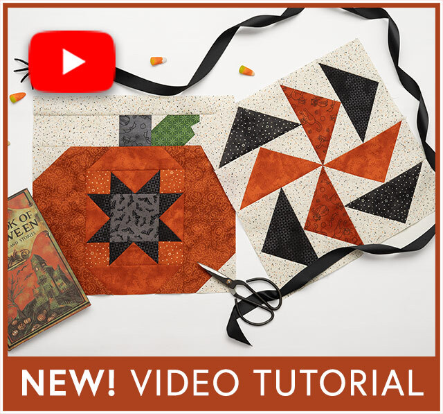 Pieceful Patchwork Wall Hanging - October