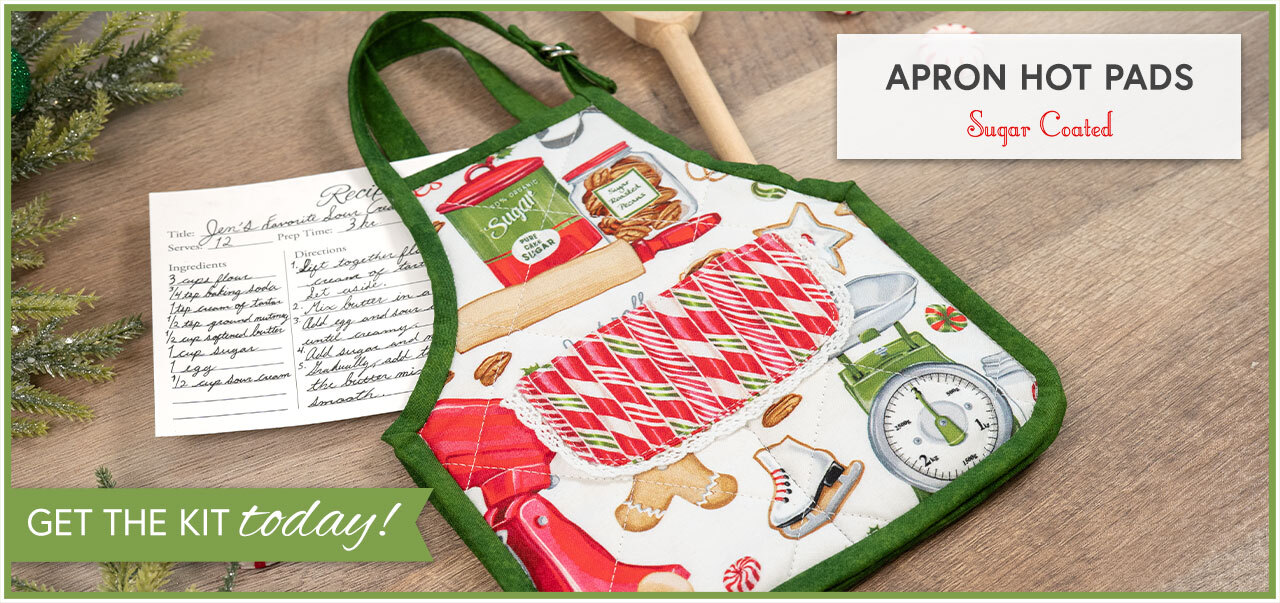 Apron Hot Pads Kit - Makes 2 - Sugar Coated