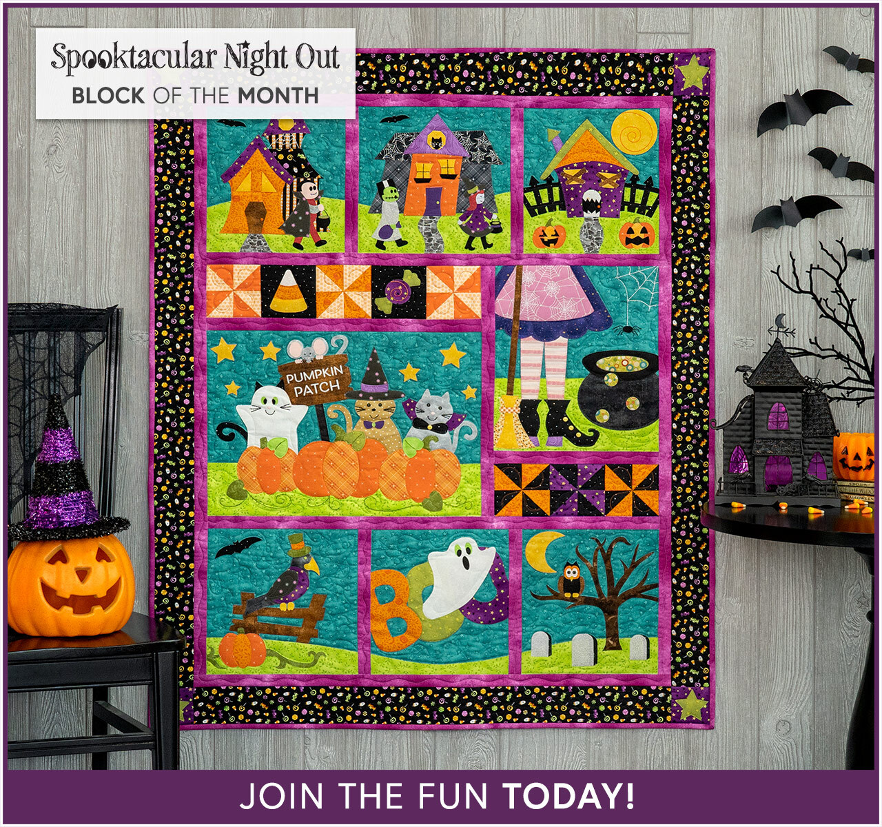 Spooktacular Night Out BOM - Laser Cut