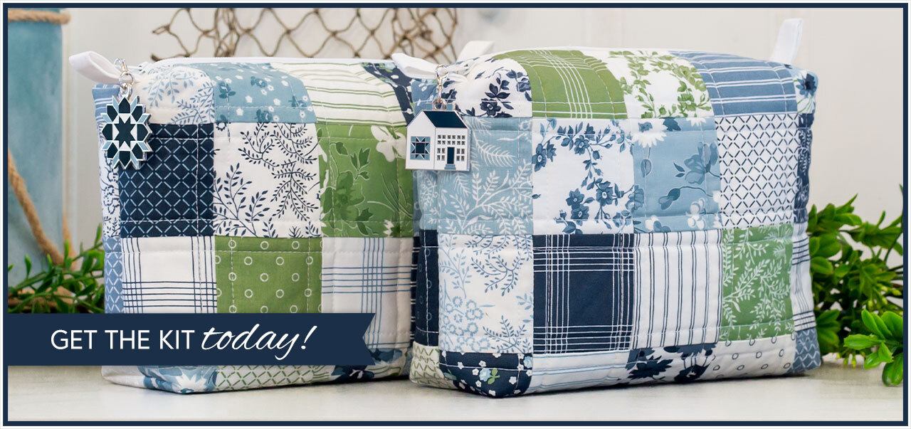 Mini-Charm Bag Kit - Nantucket Summer - Makes 2