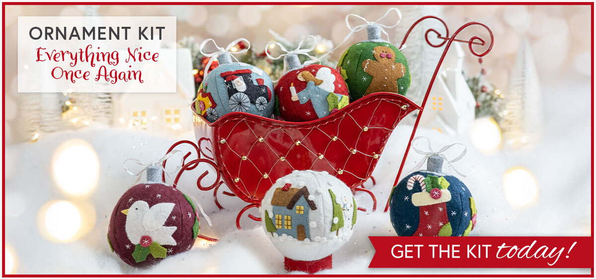 Everything Nice Once Again Ornament Kit - In Wool Felt