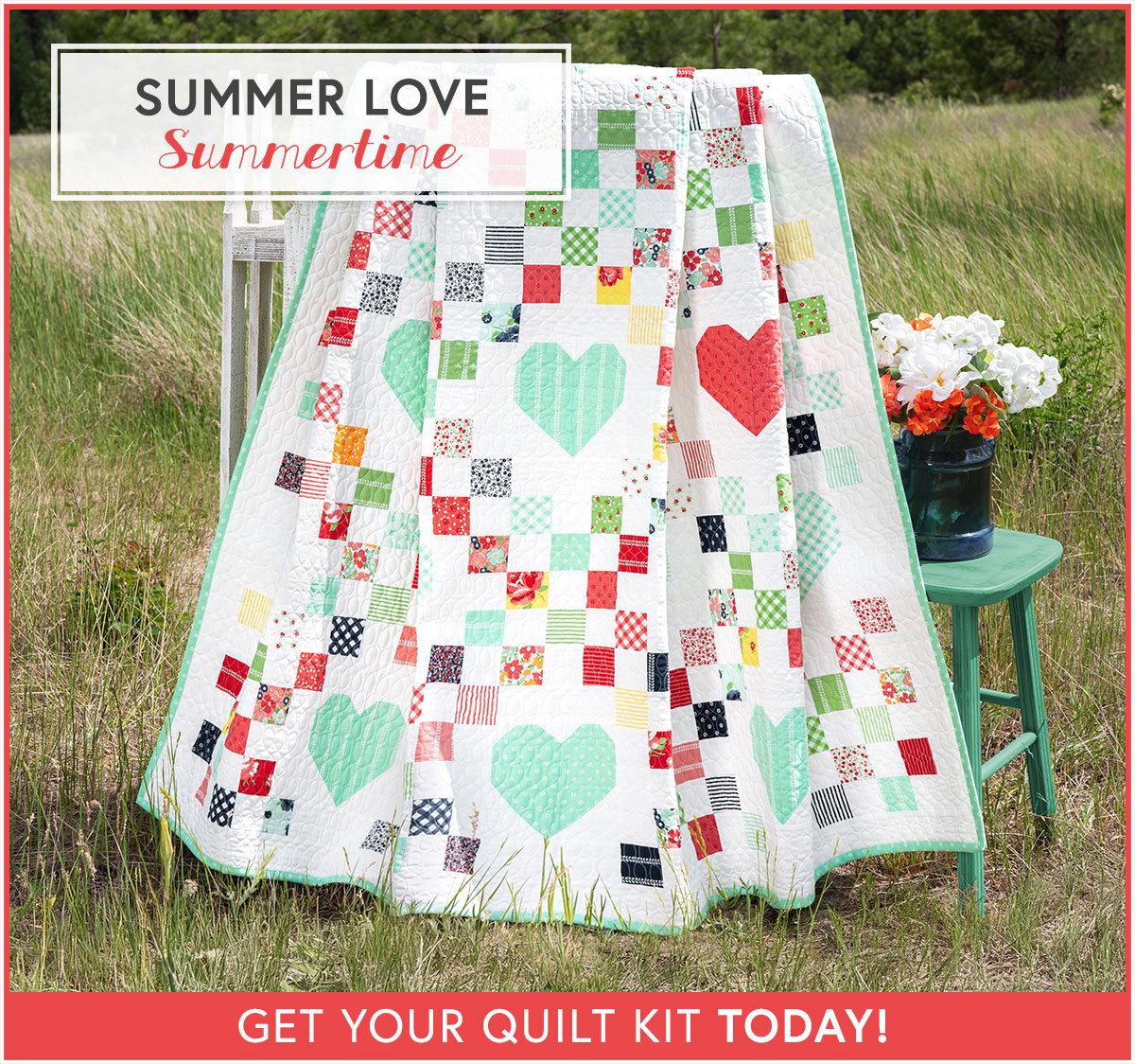 Summer Love Quilt Kit - Summertime