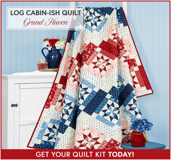 Log Cabin-ish Quilt Kit - Grand Haven