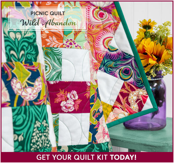Picnic Quilt Kit - Wild Abandon