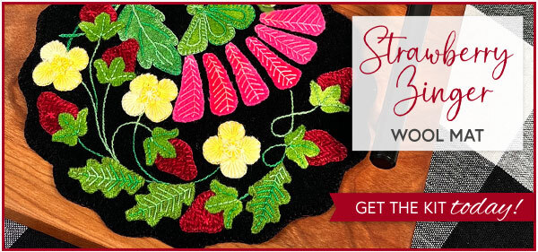 Strawberry Zinger Wool Mat Kit
