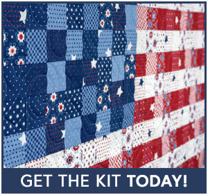 Fast Fusible Patchwork Flag Kit