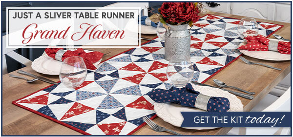 Just a Sliver Table Runner Kit - Grand Haven