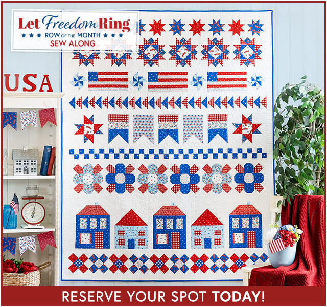 Let Freedom Ring - Row of the Month Sew Along