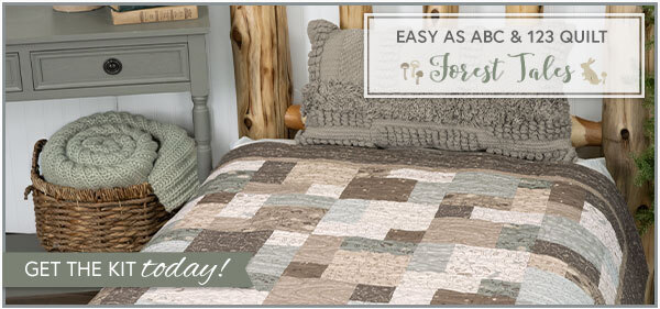 Easy as ABC and 123 Quilt Kit - Forest Tales