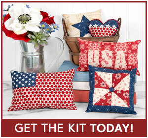Patriotic Mini Pillows Kit - Americana