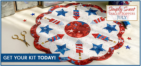 Simply Sweet Table Toppers - July Kit