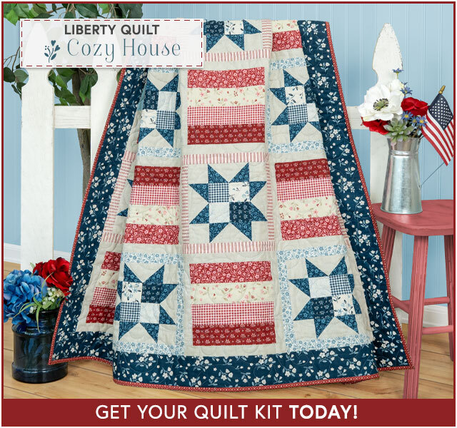 Liberty Quilt Kit - Cozy House