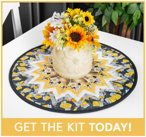 Point of View Kaleidoscope Folded Star Table Topper Kit - Sweet Bees