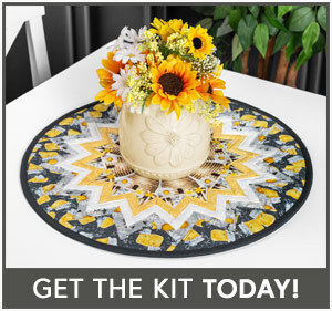 Point of View Kaleidoscope Folded Star Table Topper Kit - Sweet Bees