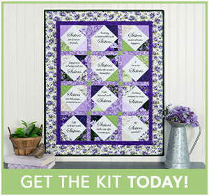 Forever Sisters Charm Quilt Kit - Georgina