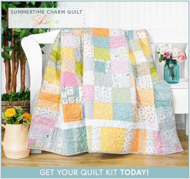 Summertime Charm Quilt Kit - Shine