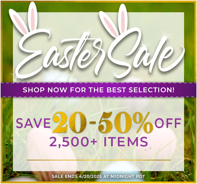 Easter Sale Save 20% to 50% Off on Sale Items and 20% Off All Remnants