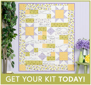 Comfort of Psalms Quilt Kit - Georgia