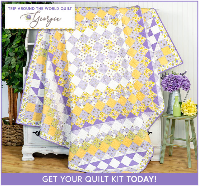 Trip Around the World Quilt Kit - Georgia