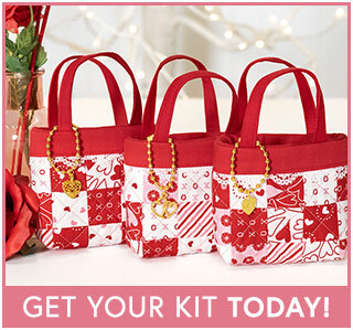 Tiny Tote Bags Kit - Makes 10 - Valentine