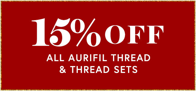 15% Off All Aurifil Thread