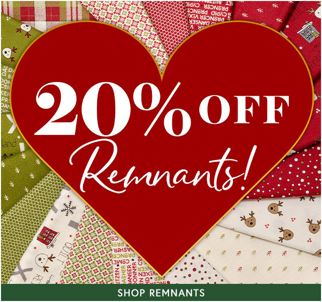 20% Off All Remnants