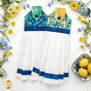 link to Hanging Towel Precut Kit - Risen - Stained Glass and Crosses