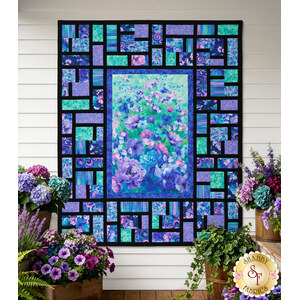 link to Stained Glass Panel Quilt Kit - Bellagio
