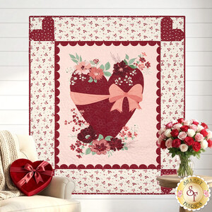 link to Love You Always Heart Panel Quilt Kit