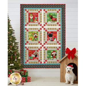 link to  Merry Woof-Mas Panel Quilt Kit