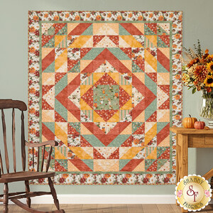 link to Harvest Blooms Quilt Kit