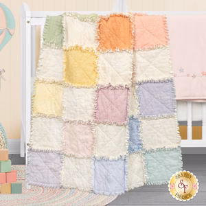 link to Layer Cake Rag Quilt Kit - Little Lambies