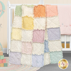 link to Layer Cake Rag Quilt Kit - Little Lambies