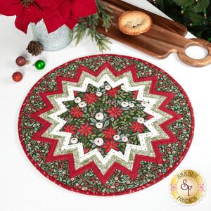 link to Point of View Folded Star Table Topper Kit - Berry & Pine