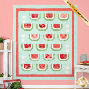 link to Watermelon Patchwork Quilt Kit - Summertime