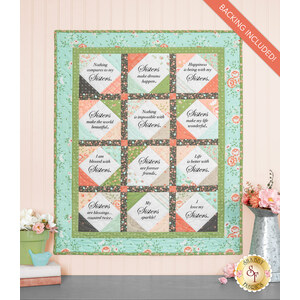 link to Forever Sisters Charm Quilt Kit - Abloom