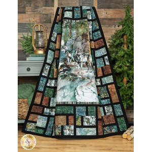 link to Stained Glass Panel Quilt Kit - Lone Wolf