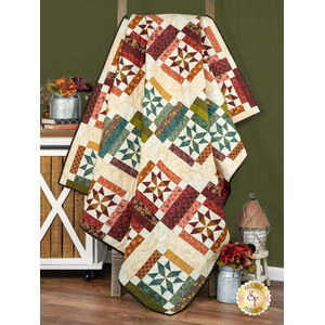 link to Log Cabin-ish Quilt Kit - Scrap Basket Favorites