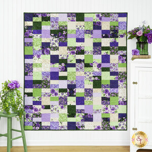 link to Ten Square Scramble Quilt Kit - Georgina