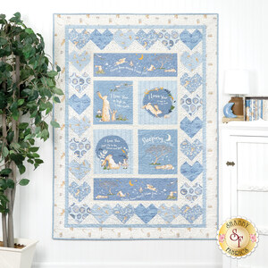 link to Guess How Much I Love You Heart Quilt Kit - Blue