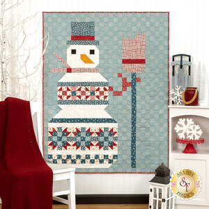 link to Patchwork Snowman Quilt Kit - RESERVE