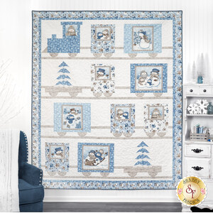 link to Snow Train Quilt Kit - RESERVE