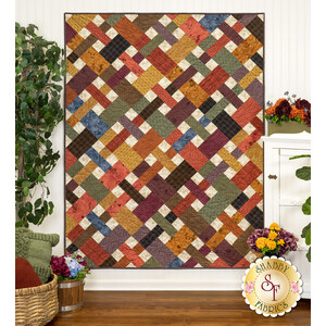 link to Picnic Quilt Kit - Where the Wind Blows Flannel