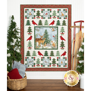 link to Cardinal Forest Quilt Kit