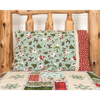 Magic Pillowcase Kit - Snowtop Mountain Flannel - RESERVE