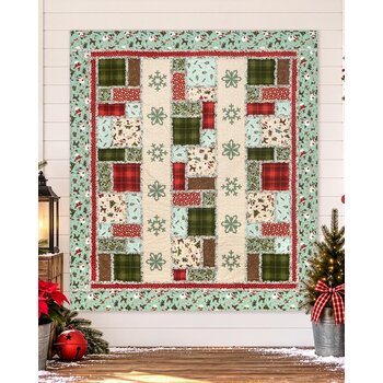 Snowtop Mountain Flannel Rag Quilt Kit - RESERVE