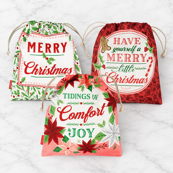 Merrily On High Gift Bags - Set of 3