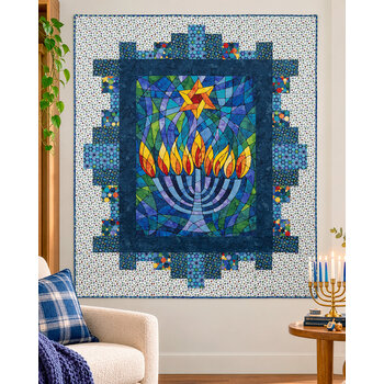 Hanukkah Lights Quilt Kit
